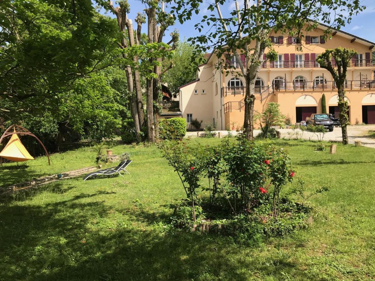 Logis Hotel Restaurant Le Castel Fleuri Saint-Jean-en-Royans Eksteriør bilde
